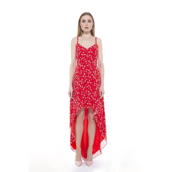 Alexia Admor size 10 Sweetheart Neck High Low Floral Print Bailey Dress - Picture 1 of 16